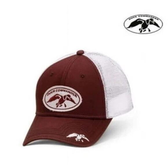 DUCK COMMANDER brown mesh fitted hat NEW - Picture 1 of 10